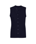 Biz Care Womens Button Front Knit Vest CK961LV - Simply Scrubs Australia