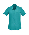 Biz Care Womens Easy Stretch Short Sleeve Shirt CS947LS - Simply Scrubs Australia