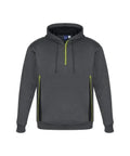 Biz Collection Active Wear Grey/Black/Fluoro Yellow / XS Biz Collection Adult’s Renegade Hoodie SW710M