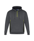 Biz Collection Active Wear Grey/Black/Fluoro Yellow / XS Biz Collection Adult’s Renegade Hoodie SW710M
