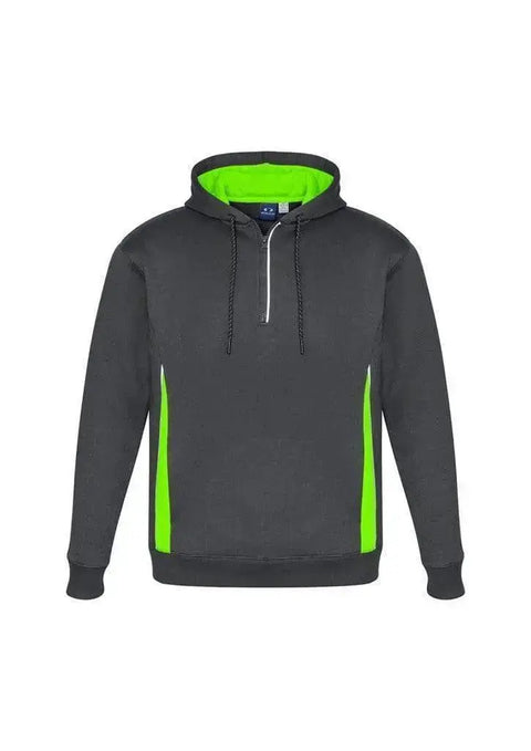 Biz Collection Active Wear Grey/Fluoro Lime/Silver / XS Biz Collection Adult’s Renegade Hoodie SW710M
