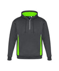 Biz Collection Active Wear Grey/Fluoro Lime/Silver / XS Biz Collection Adult’s Renegade Hoodie SW710M