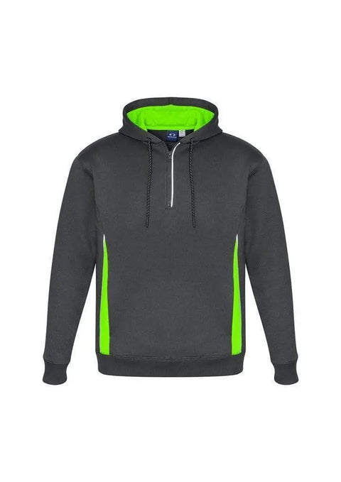 Biz Collection Active Wear Grey/Fluoro Lime/Silver / XS Biz Collection Adult’s Renegade Hoodie SW710M