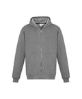 Biz Collection Active Wear Grey Marle / 4 Biz Collection Kid’s Crew Zip Hoodie SW762K