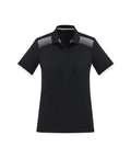 Biz Collection Casual Wear 6 / Black/White Biz Collection Galaxy Ladies Polo P900LS