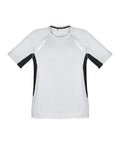 Biz Collection Casual Wear White/Black/Silver / 4 Biz Collection Kid’s Renegade Tee T701KS