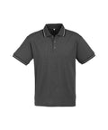 Biz Collection Casual Wear Steel Grey/Black/White / S Biz Collection Men’s Cambridge Polo P227MS