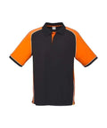 Biz Collection Casual Wear Black/Orange/White / S Biz Collection Men’s Nitro Polo P10112