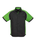Biz Collection Casual Wear Black/Green/White / S Biz Collection Men’s Nitro Shirt S10112