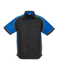 Biz Collection Casual Wear Black/Royal/White / S Biz Collection Men’s Nitro Shirt S10112