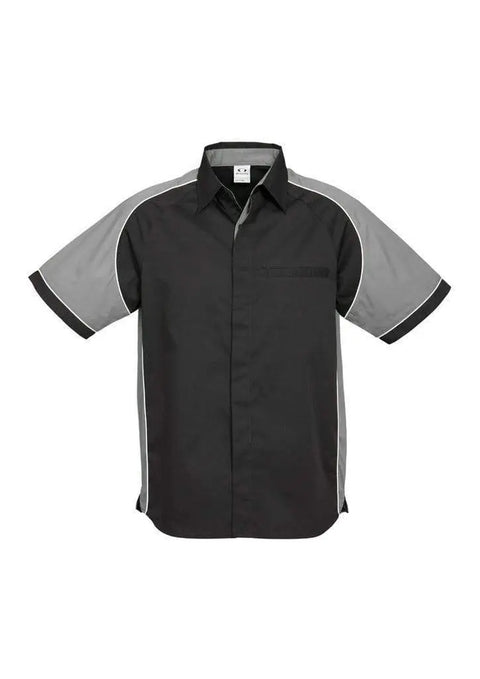 Biz Collection Casual Wear Black/Grey/White / S Biz Collection Men’s Nitro Shirt S10112