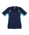Biz Collection Casual Wear Navy/Sky/Silver / S Biz Collection Men’s Renegade Tee T701MS