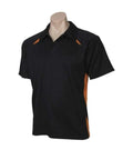 Biz Collection Casual Wear Black/Orange / XL Biz Collection Men’s Splice Polo P7700