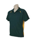 Biz Collection Casual Wear Forest/Gold / S Biz Collection Men’s Splice Polo P7700