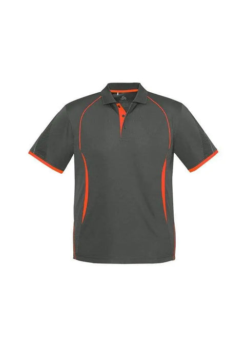 Biz Collection Casual Wear Grey/Fluoro Orange / 4 Biz Collection Razor Kids Polo P405KS