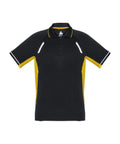Biz Collection Casual Wear S / Black/Gold/Silver Biz Collection Renegade Mens Polo P700MS