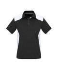 Biz Collection Casual Wear S / Black/White Biz Collection Rival Mens Polo P705MS