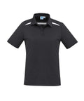 Biz Collection Sonar Ladies Polo P901LS Casual Wear Biz Collection 6 Black/White 