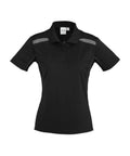 Biz Collection Casual Wear 8 / Black/Ash Biz Collection United Ladies Polo P244LS