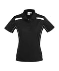 Biz Collection Casual Wear 8 / Black/White Biz Collection United Ladies Polo P244LS