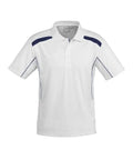 Biz Collection Casual Wear S / White/Navy Biz Collection United Mens Polo P244MS