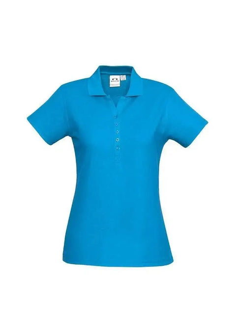 Biz Collection Women’s Crew Polo P400LS Metro Workwear.