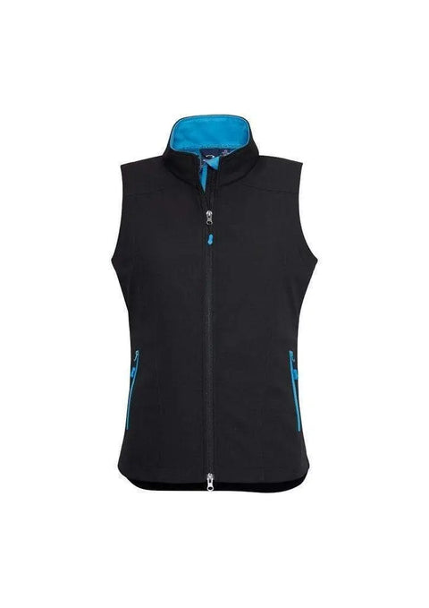 Biz Collection Casual Wear Black/Cyan / S Biz Collection Women’s Geneva Vest J404l