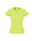 Biz Collection Casual Wear Fluoro Yellow/Lime / 6 Biz Collection Women’s Ice Tee T10022
