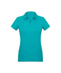 Biz Collection Casual Wear Teal / 6 Biz Collection Women’s Profile Polo P706LS