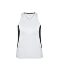 Biz Collection Casual Wear White/Black/Silver / 6 Biz Collection Women’s Renegade Singlet SG702L