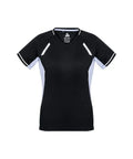 Biz Collection Casual Wear Black/White/Silver / 6 Biz Collection Women’s Renegade Tee T701LS