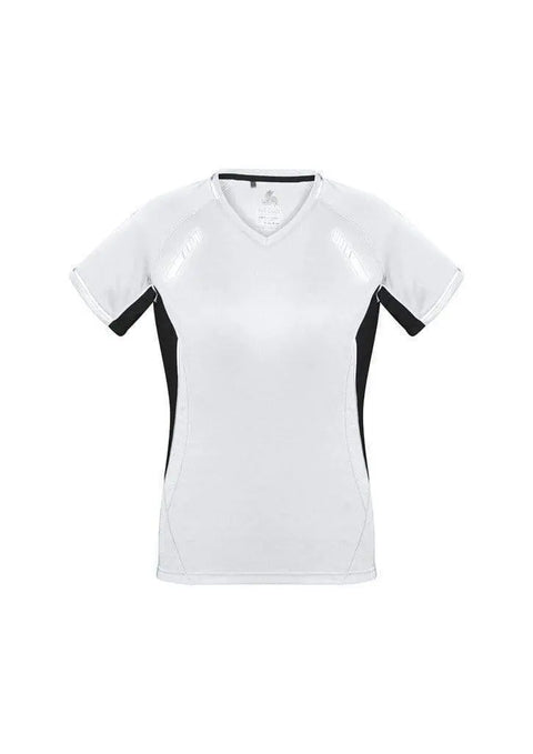 Biz Collection Casual Wear White/Black/Silver / 6 Biz Collection Women’s Renegade Tee T701LS