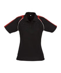 Biz Collection Casual Wear Black/Red/White / 10 Biz Collection Women’s Triton Polo P225LS