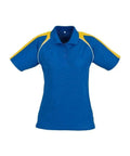 Biz Collection Casual Wear Royal/Gold/White / 10 Biz Collection Women’s Triton Polo P225LS
