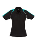 Biz Collection Casual Wear Black/Teal/White / 10 Biz Collection Women’s Triton Polo P225LS