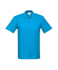 Biz Collection Casual Wear Cyan / 4 Kid’s Crew Polo P400KS