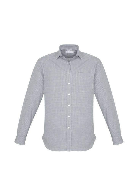 Biz Collection Corporate Wear Silver / S Biz Collection Men’s Ellison Long Sleeve Shirt S716ml