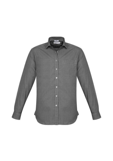 Biz Collection Corporate Wear Black / S Biz Collection Men’s Ellison Long Sleeve Shirt S716ml