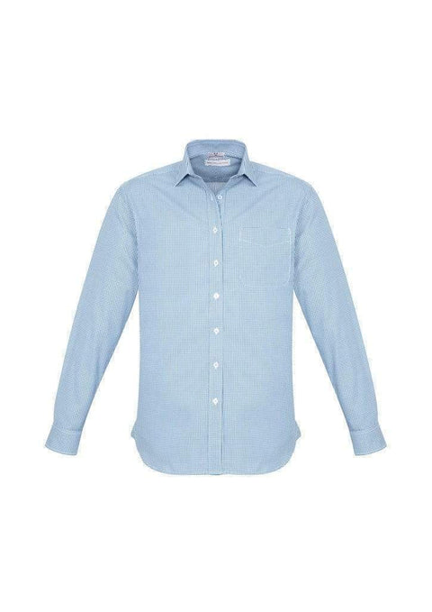 Biz Collection Corporate Wear Blue / S Biz Collection Men’s Ellison Long Sleeve Shirt S716ml