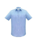 Biz Collection Corporate Wear Blue / XS Biz Collection Men’s Euro Short Sleeve Shirt S812MS