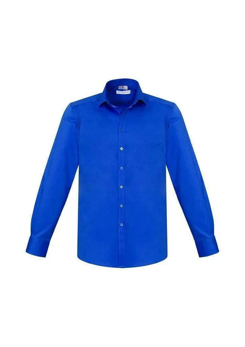 Biz Collection Corporate Wear Electric Blue / XS Biz Collection Men’s Monaco Long Sleeve Shirt S770ml