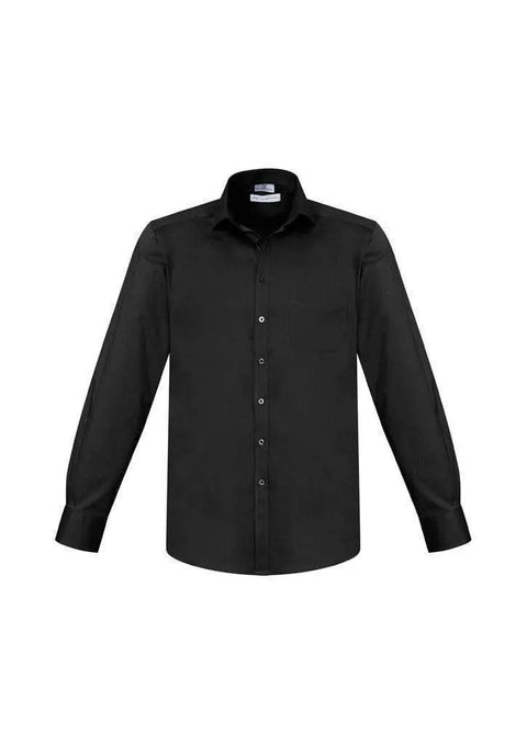 Biz Collection Corporate Wear Black / XS Biz Collection Men’s Monaco Long Sleeve Shirt S770ml