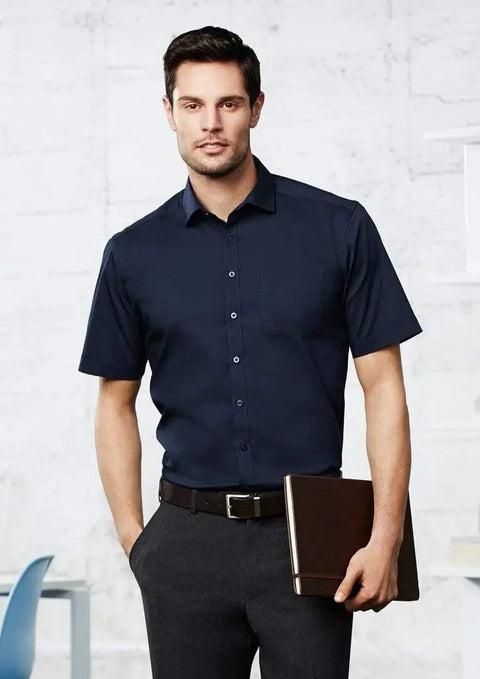 Biz Collection Corporate Wear Biz Collection Men’s Monaco Short Sleeve Shirt S770ms