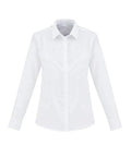 Biz Collection Corporate Wear White / 6 Biz Collection Regent Ladies L/S Shirt S912LL