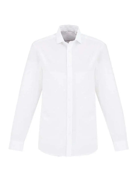 Biz Collection Corporate Wear White / XS Biz Collection Regent Mens L/S Shirt S912ML