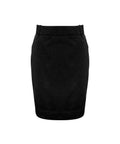 Biz Collection Corporate Wear Black / 4 Biz Collection Women’s Detroit Flexi-band Skirt Bs612s