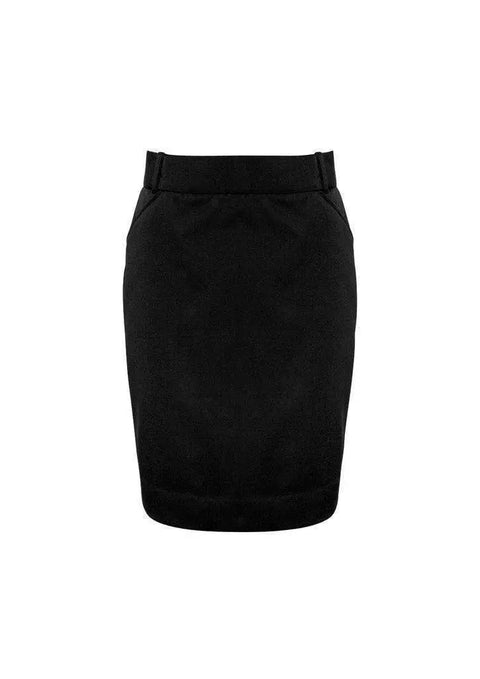 Biz Collection Corporate Wear Black / 4 Biz Collection Women’s Detroit Flexi-band Skirt Bs612s