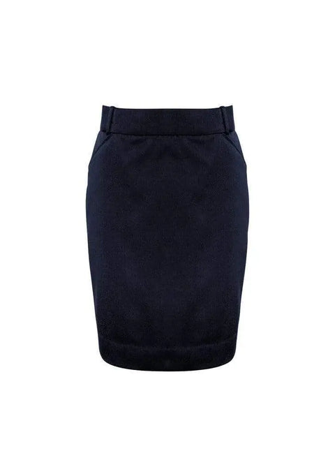 Biz Collection Corporate Wear Navy / 4 Biz Collection Women’s Detroit Flexi-band Skirt Bs612s