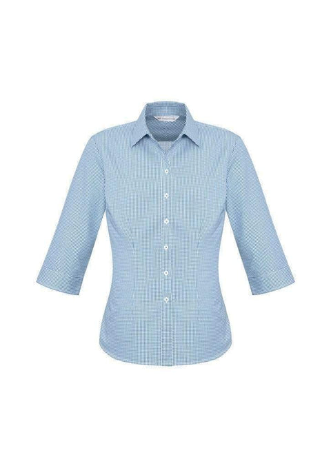 Biz Collection Corporate Wear Blue / 6 Biz Collection Women’s Ellison 3/4 Sleeve Shirt S716lt