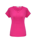 Biz Collection Corporate Wear Fuchsia / 6 Biz Collection Women’s Lana Short Sleeve Top K819ls